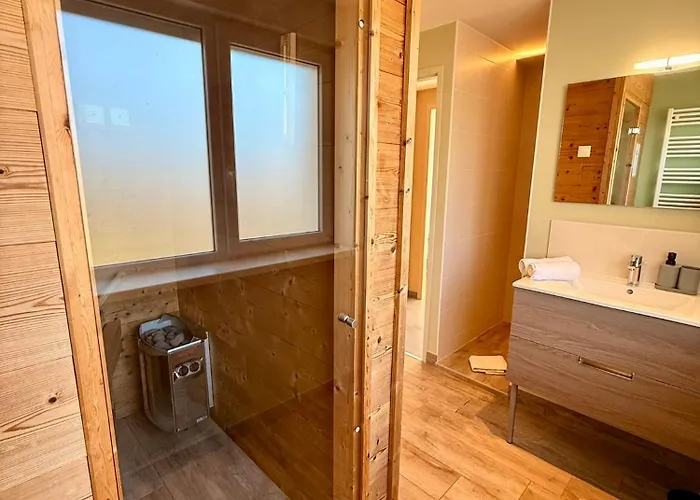 Le Jardin Idyllique - Sauna - Vue Appartement